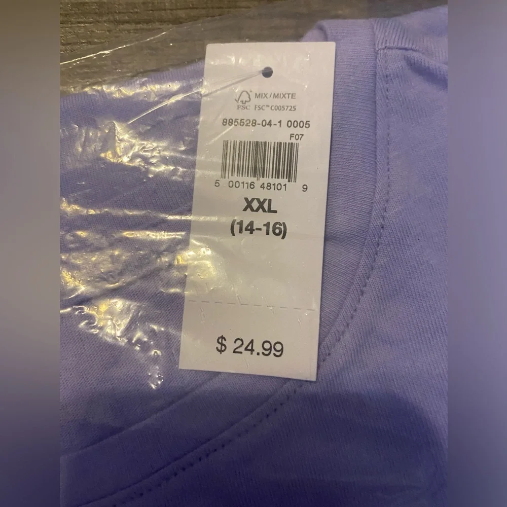 Gap - NEW - Kids Logo Knot-Tie T-Shirt. Color: Fresh Lavendar. XXL (14-16)